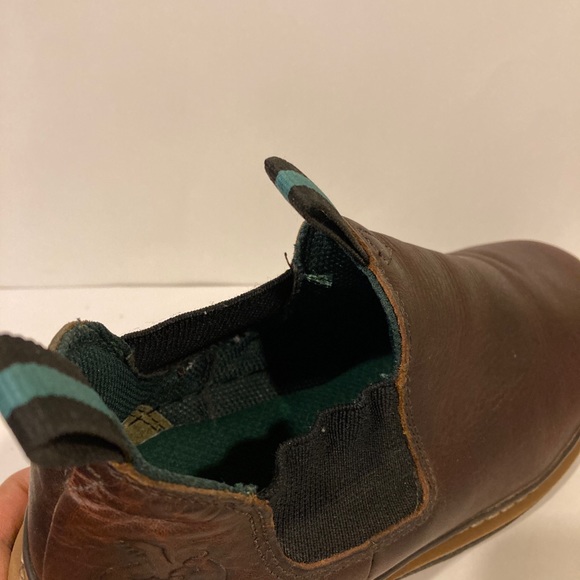 Georgia Boot Men’s Giant Romeo Brown Slip On Work Shoes Size 8 W - Picture 9 of 13